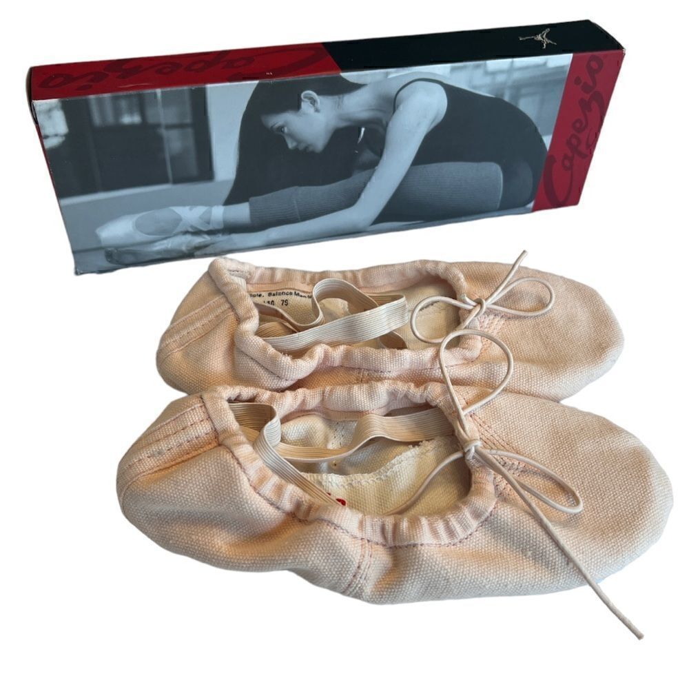 Capezio Pro Canvas Pink Ballet Slippers Shoes Youth 6 M New w Box